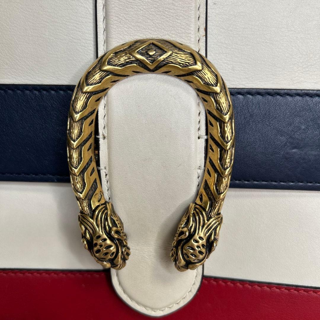 GUCCI バンブー ディオニュソス ミディアム ハンドバッグ　レザー