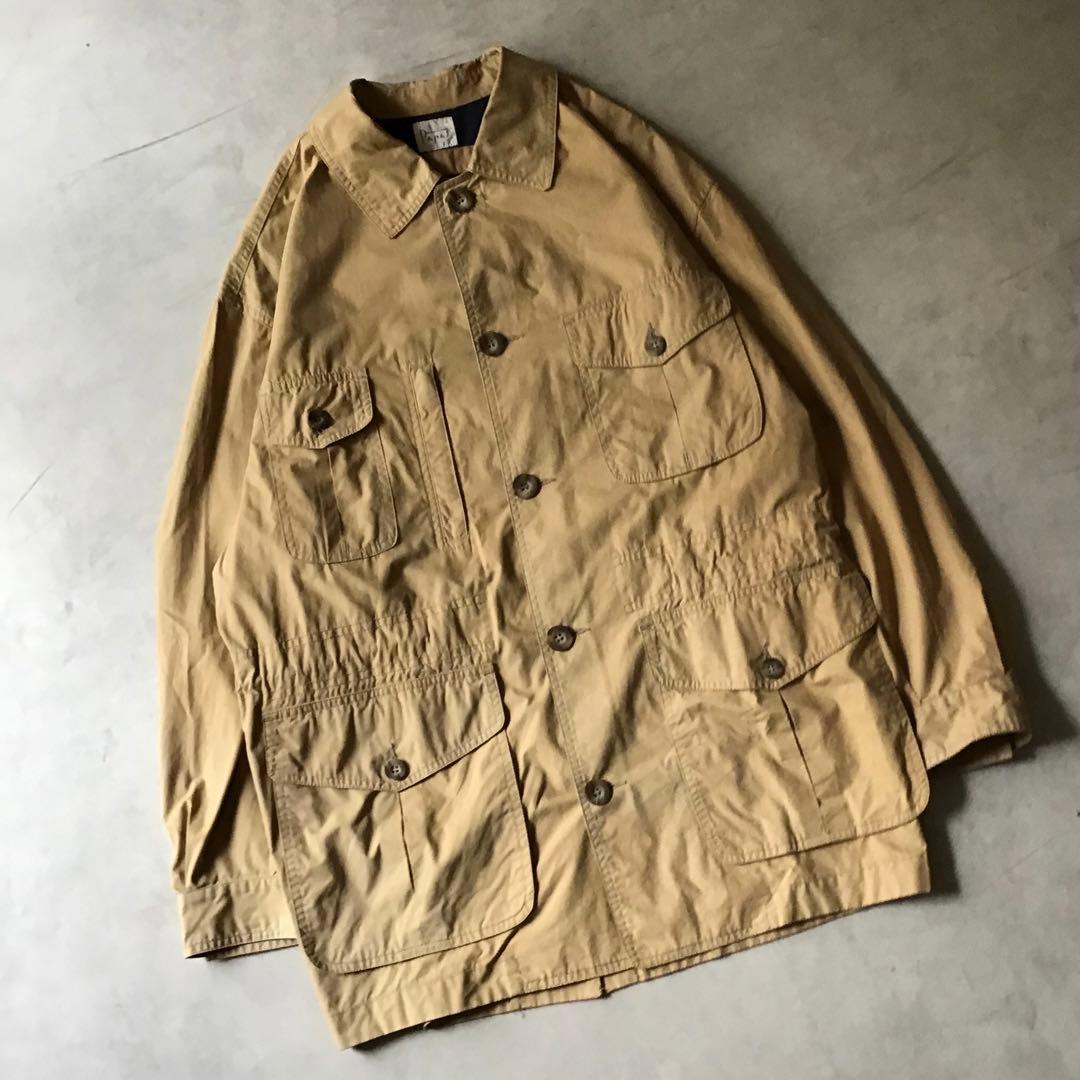 papas パパス　カバーオールジャケット　ハンティング　ベージュ