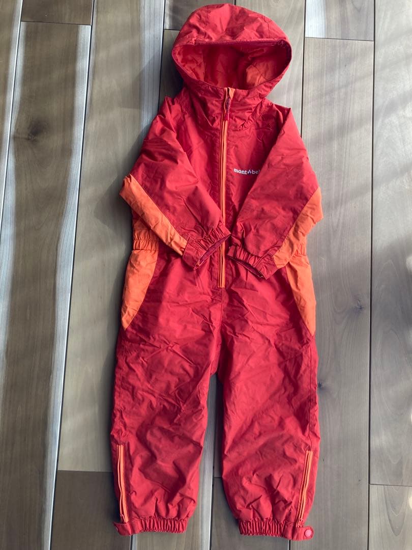 mont-bell モンベル キッズ スキーウェア 100サイズ カバーオール