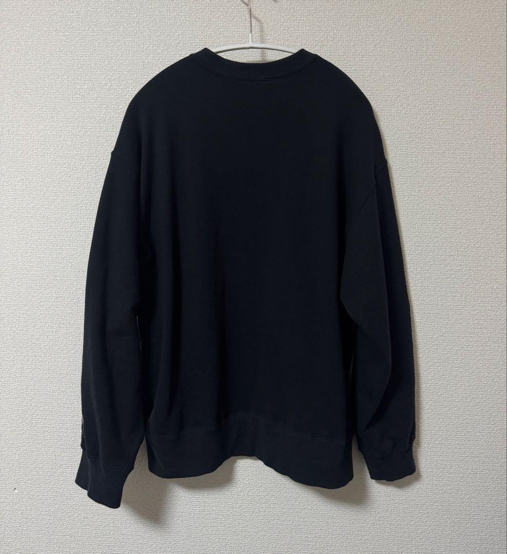 トップス Optstuff CREWNECK SWEAT SHIRT (BLACK) M