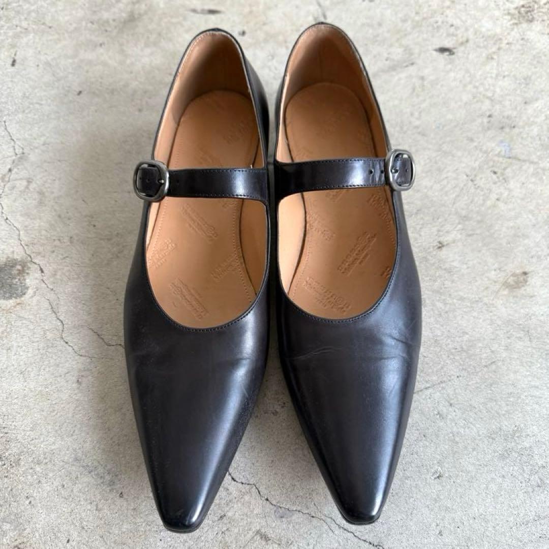 超美品　メゾンマルジェラ　ハイペリオン　メリージェーン　ポインテッドトゥ