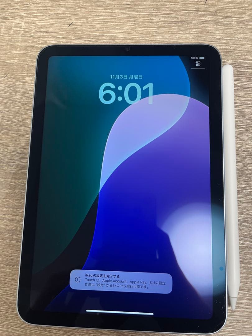 iPad mini 第7世代 128GBブルー Wi-Fi＋Pencil Pro