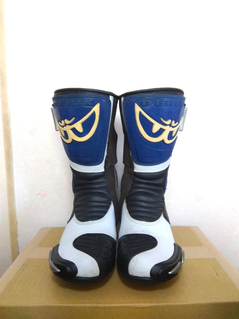 BERIK ベリック レーシングブーツ 青白黒 サイズ42