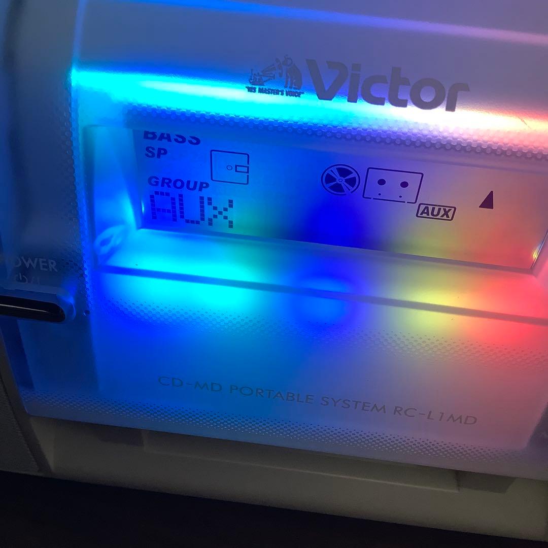 ビクター CD/MDラジカセ Clavia RC-L1MD-W