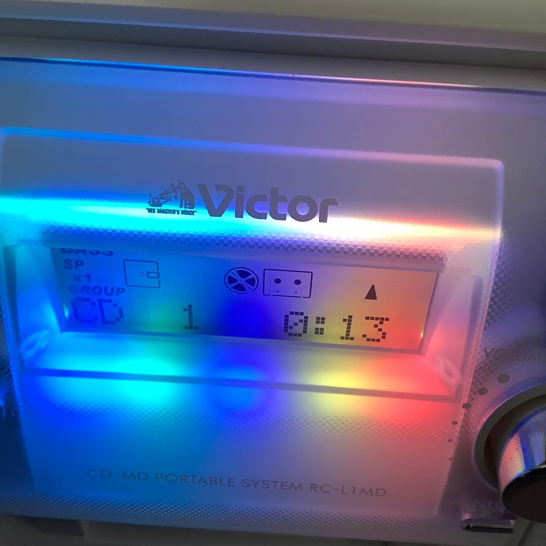 ビクター CD/MDラジカセ Clavia RC-L1MD-W