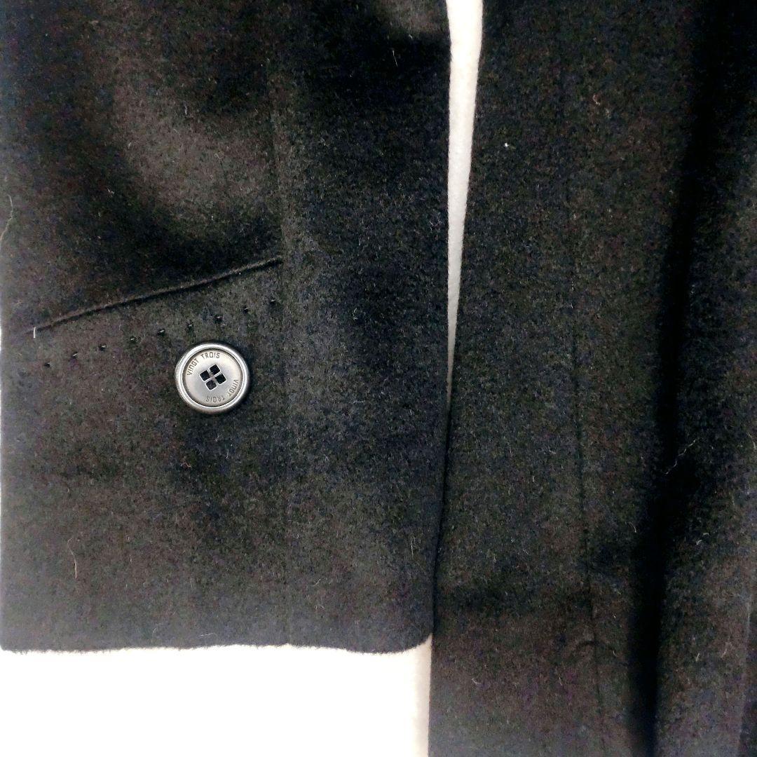 23区 ウールカシミヤ Pコート 38 COLOMBO生地 新品タグ付