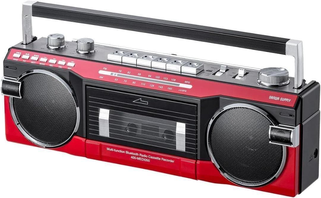 【M3110-173-138】 Bluetooth搭載 ラジカセ 録音機能付き