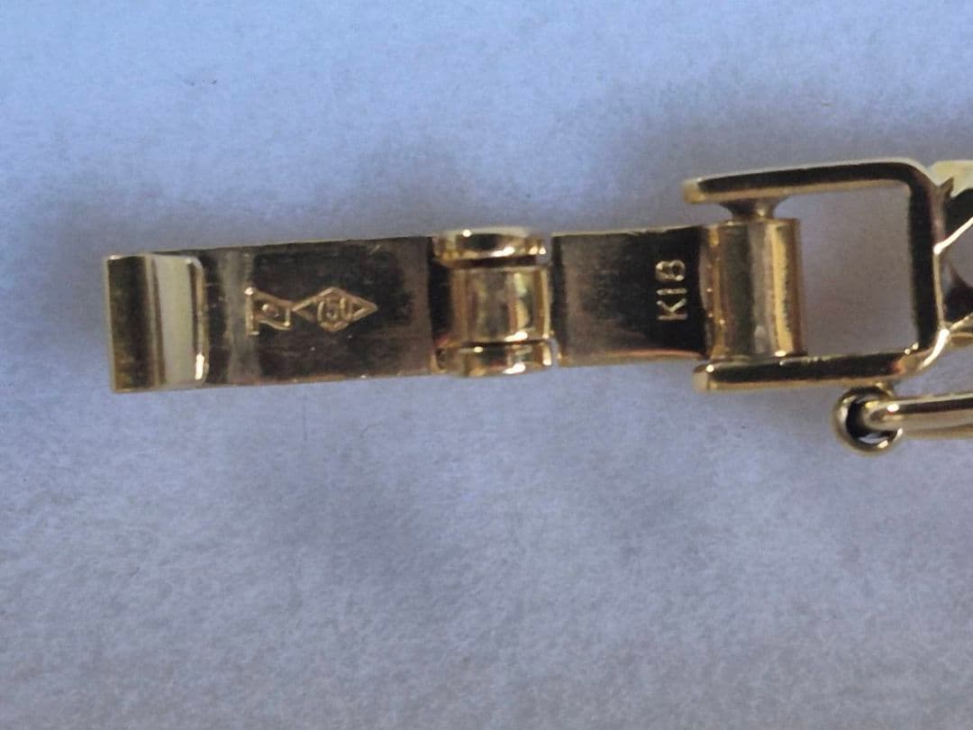 K18 喜平アンクレット １2面トリプルカット 10ｇ 日本製（750)