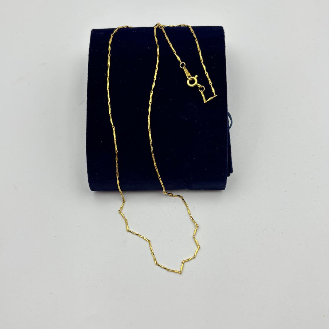 ⭐ 極美品 ✨K18ゴールドツイストチェーンネックレス