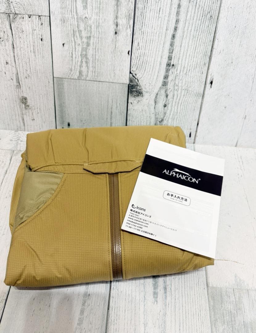 新品　アルファアイコン　スノードッグガード　3L　2021年モデル　ベージュ