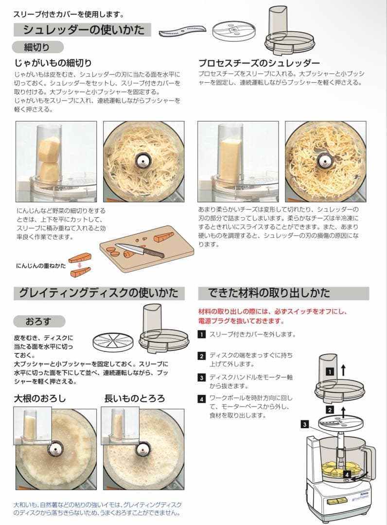 新品未使用 アムウェイ フードプロセッサー + ケース付オプションパーツセット