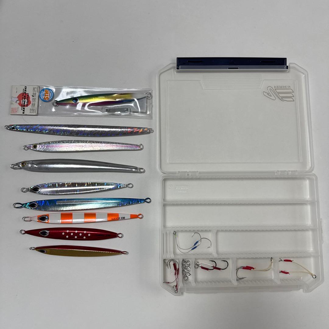 beat メタルジグ ウロコジグ 9本セットケースフック付き