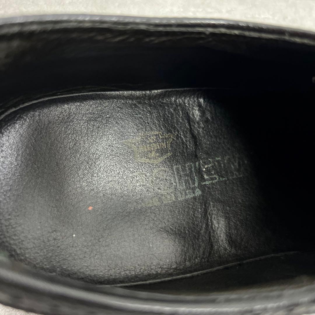 80〜90年代フローシャイムケンムーアレザースニーカー革ブラックウイングチップ