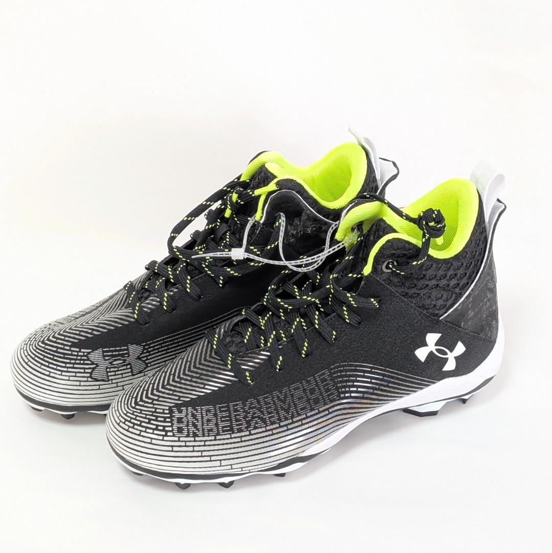 アンダーアーマー アメフトスパイク ブラック HAMMER 2 MC 27㎝