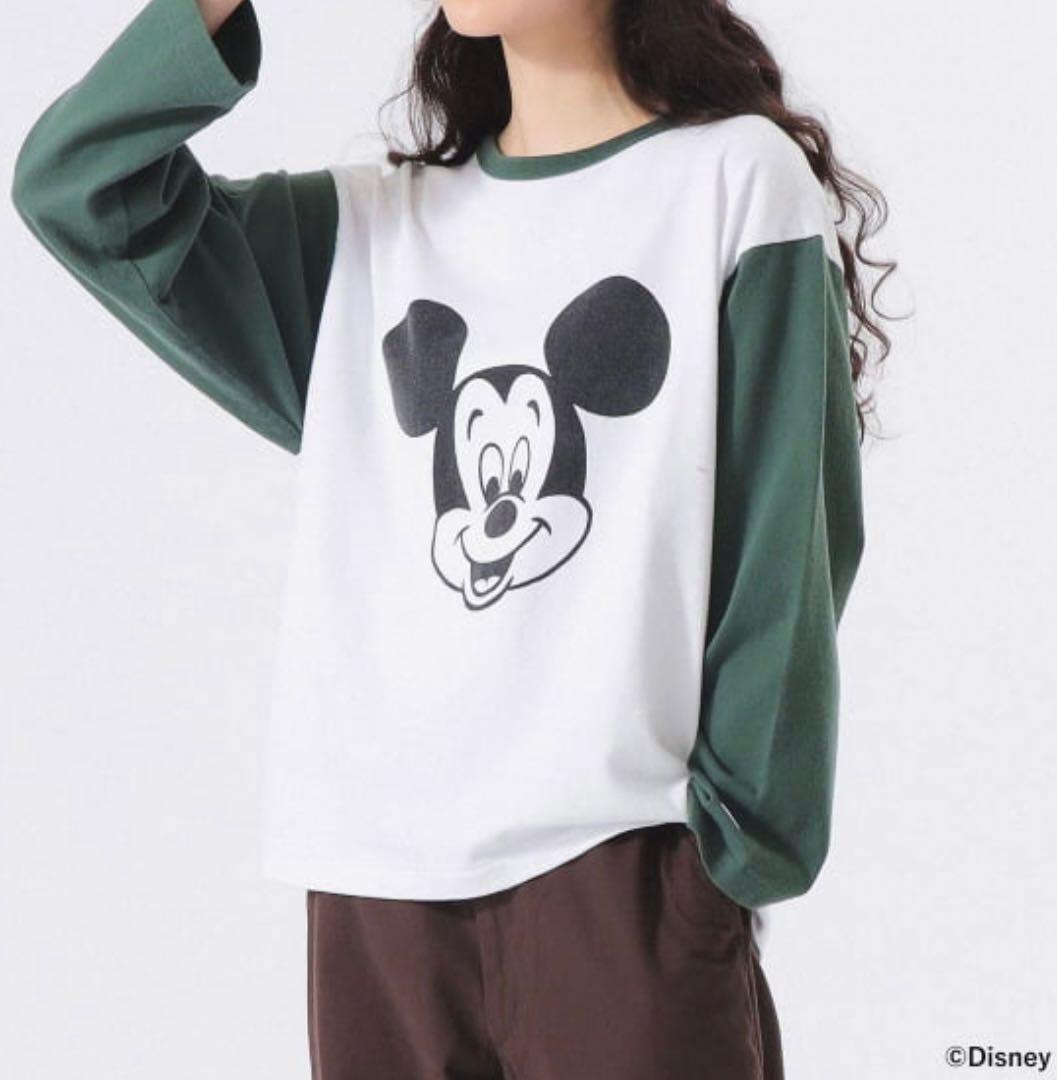 新品未使用 BOY別注 Champion ミッキーマウス フットボールＴ