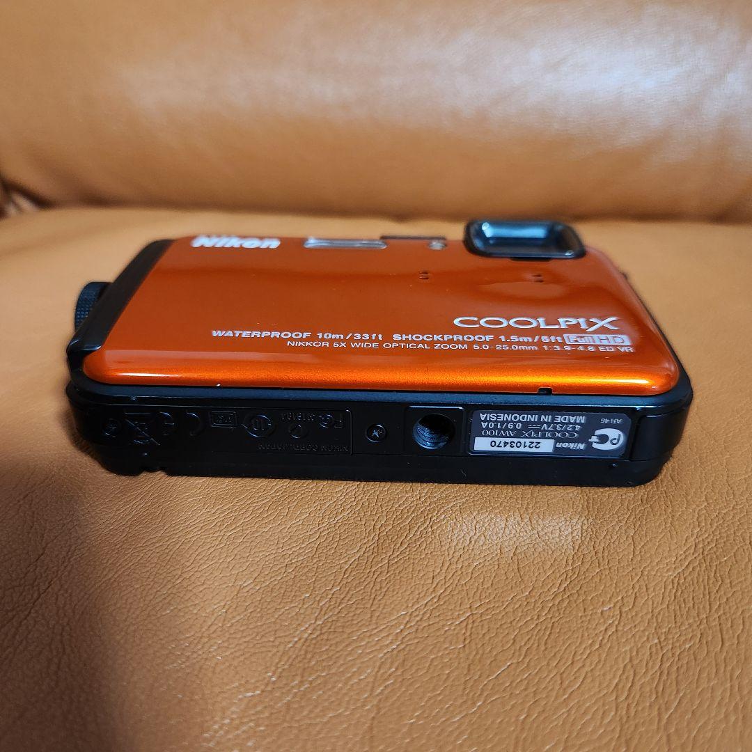 【廃盤希少！美品】Nikon COOLPIX AW100 オレンジ