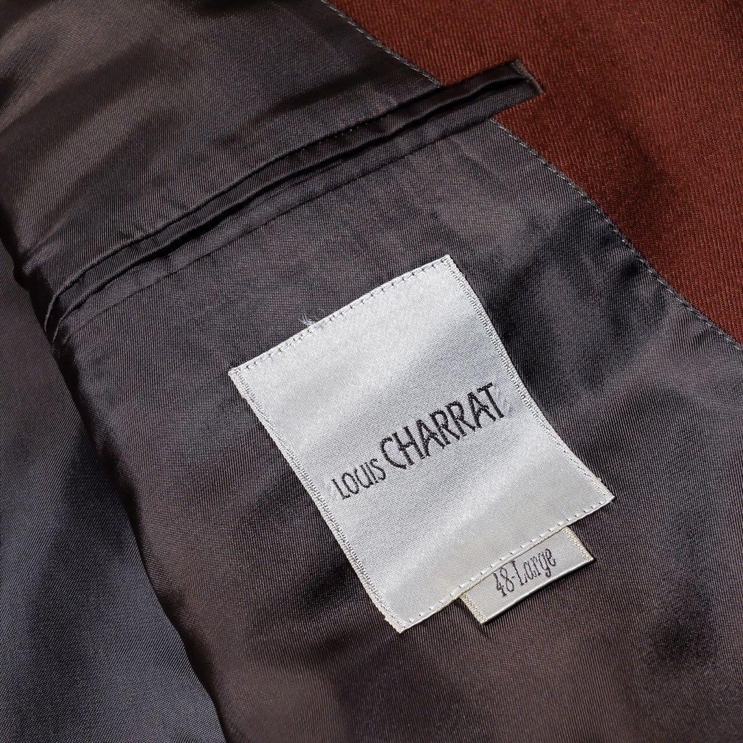 ヴィンテージ ダークブラウン カラー ダブル ウール セットアップ スーツ 茶