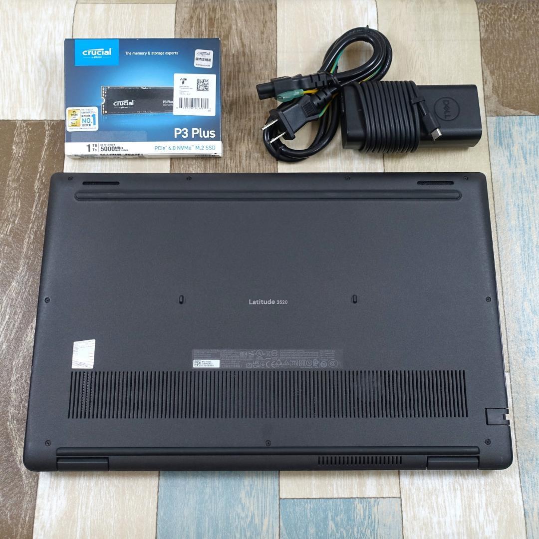 超高速大容量新品ＳＳＤ１ＴＢ搭載✨️美品で神速の２０２２年製✨第１１世代コアｉ５