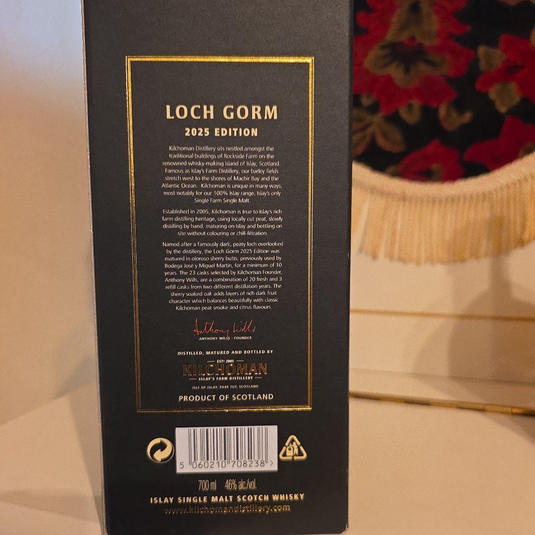キルホーマン ロッホゴルム 10年 2025 シェリーカスク 13800円 !