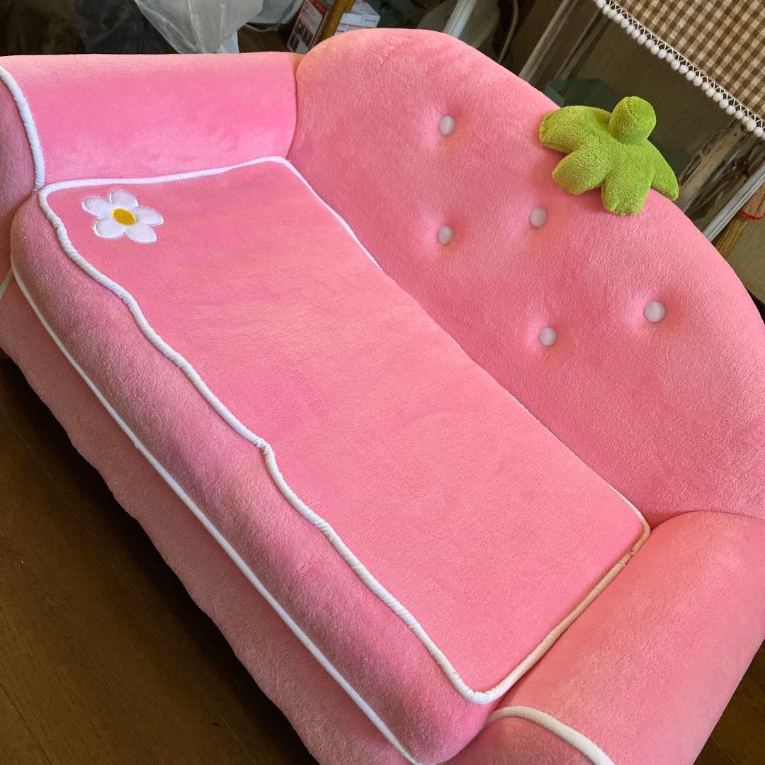 いちごソファー 子供用 マザーガーデン