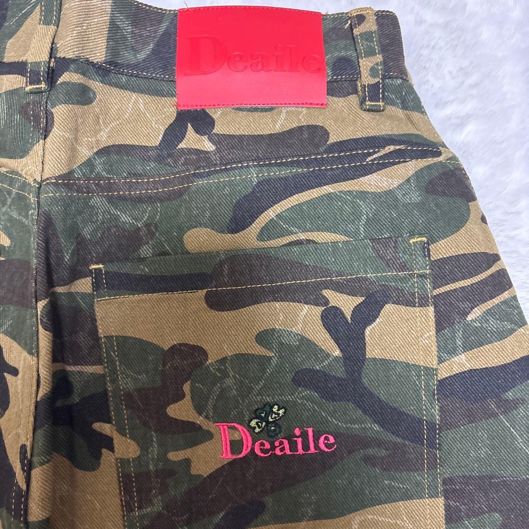 Deaile カモ柄バギーパンツ Mサイズ