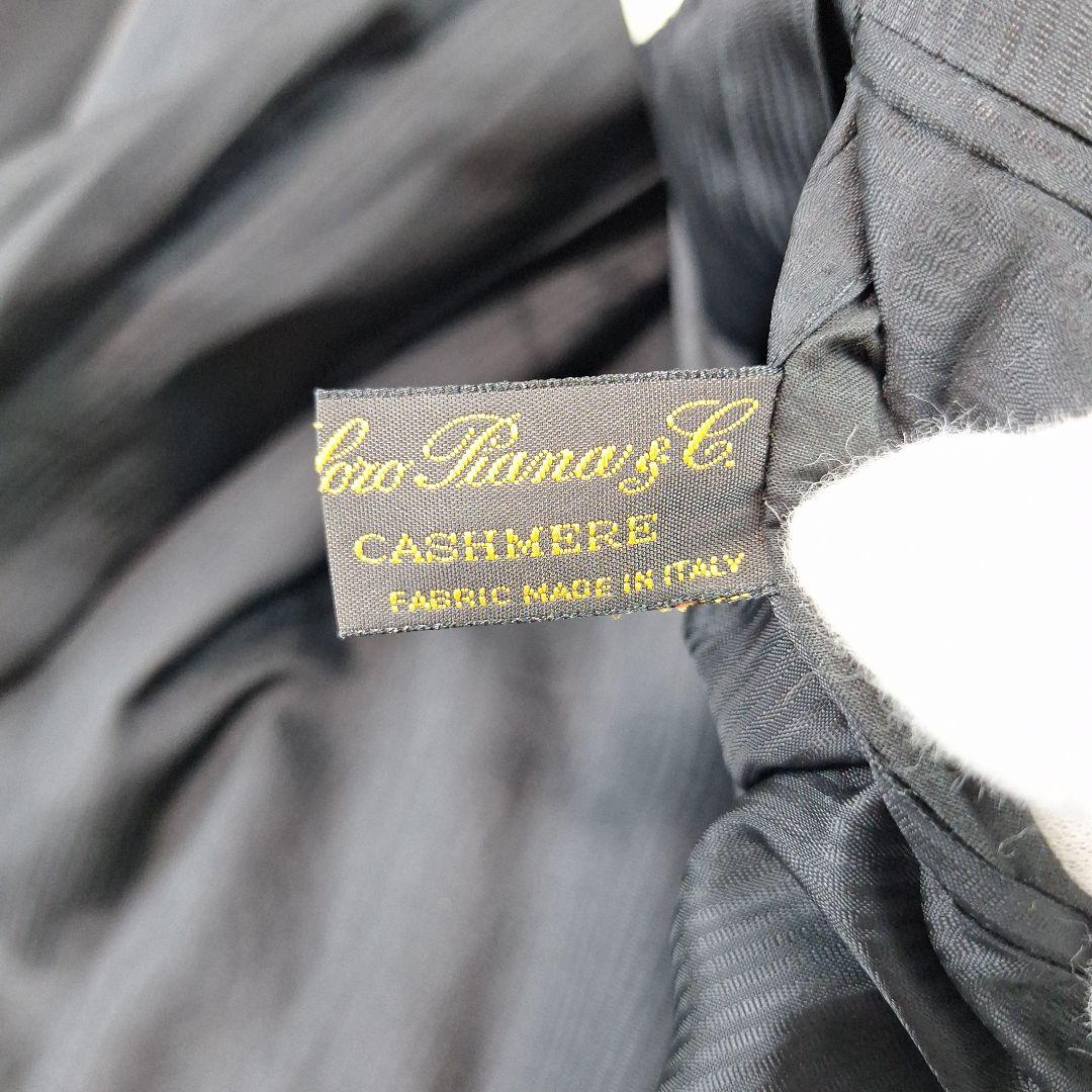 ロロピアーナ ✨ヴィンテージ カシミヤ100 ジャケット イタリア製 黒　XL