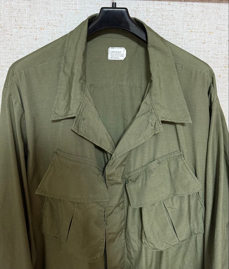 US ARMY ジャングルファティーグジャケット 5th XL Regular