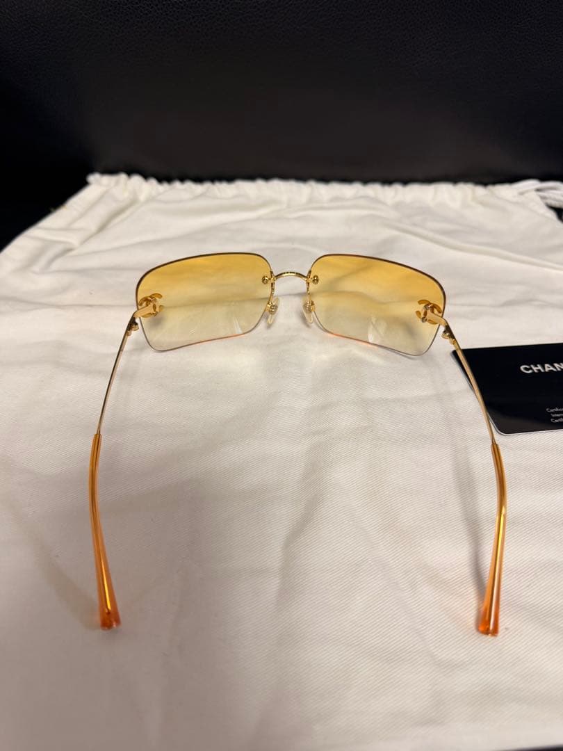 良品♡CHANEL サングラス ココマークブラウンレンズ
