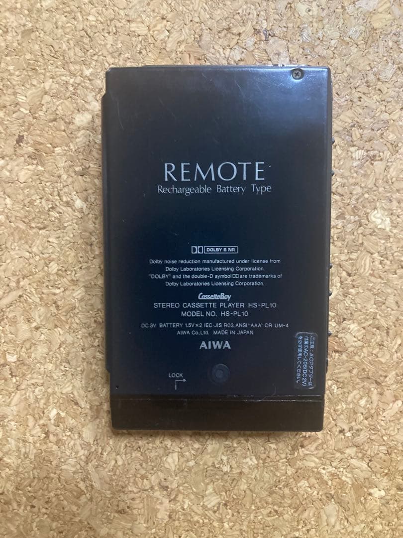 AIWA HS-PL10 カセットプレーヤー ジャンク品