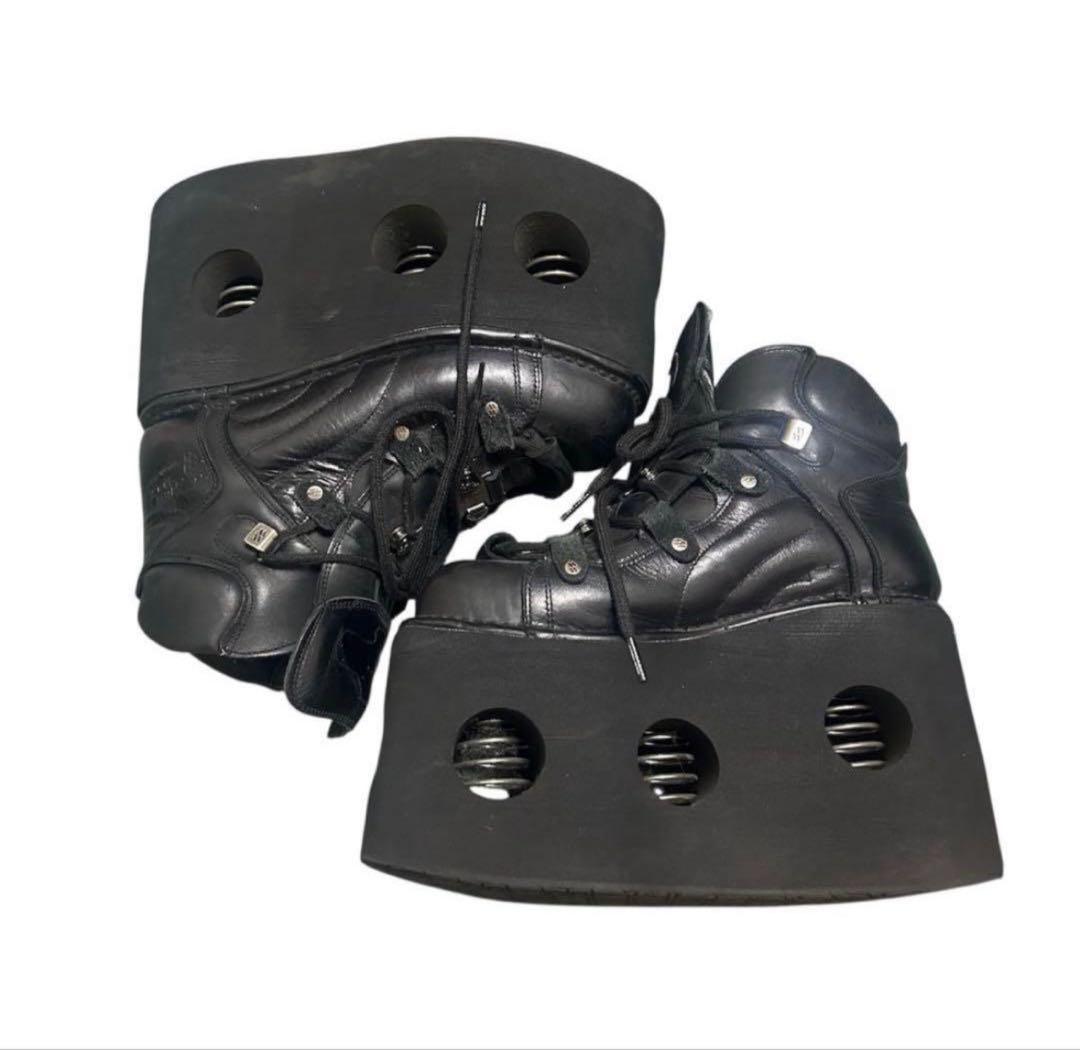 New rock 厚底ブーツ