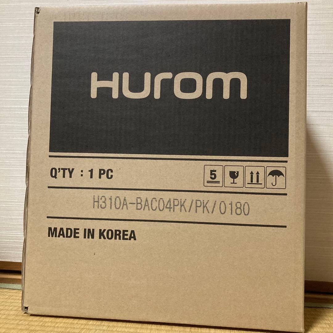 新品未開封　ヒューロム　スロージューサー　H310Ａ　さくらピンク