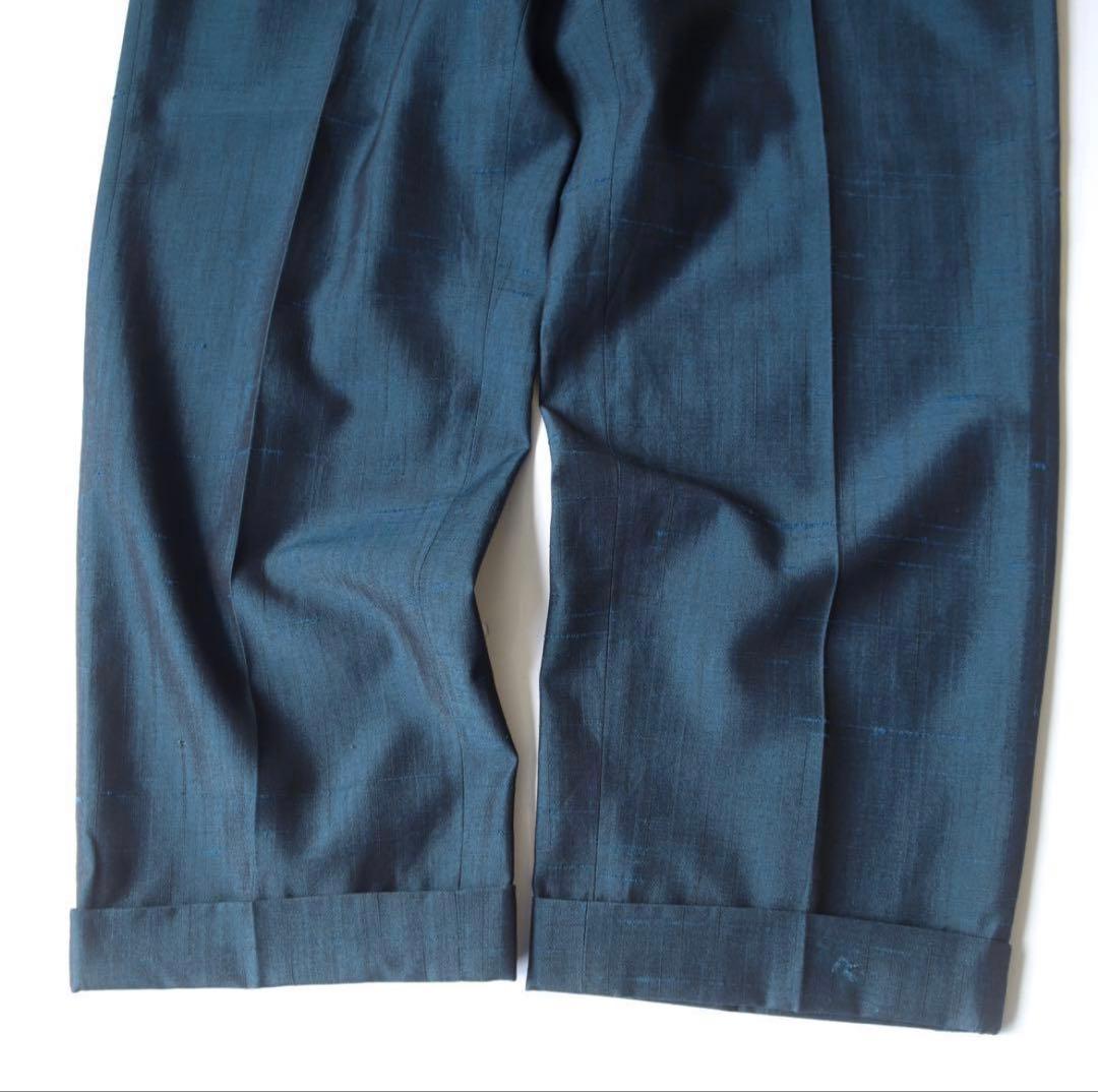 50s USA ヴィンテージ ギャバジン スラックスパンツ アメリカ古着