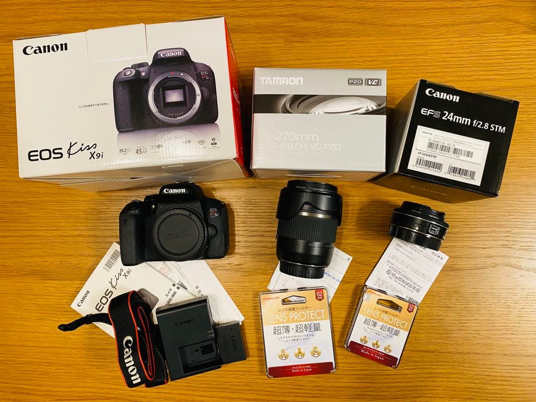 Canon EOS Kiss X9i + 2レンズセット(パンケーキ/ズーム)