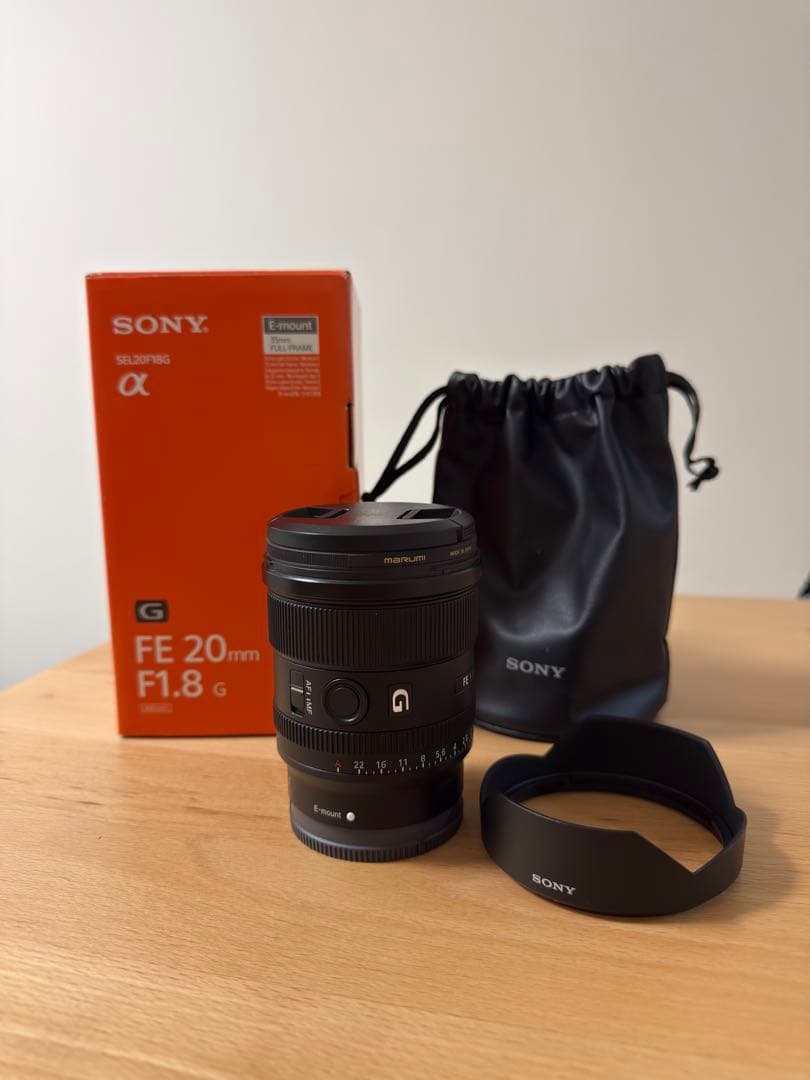 今日だけ値下げ_美品_SONY FE 20mm F1.8 Gレンズフィルター付