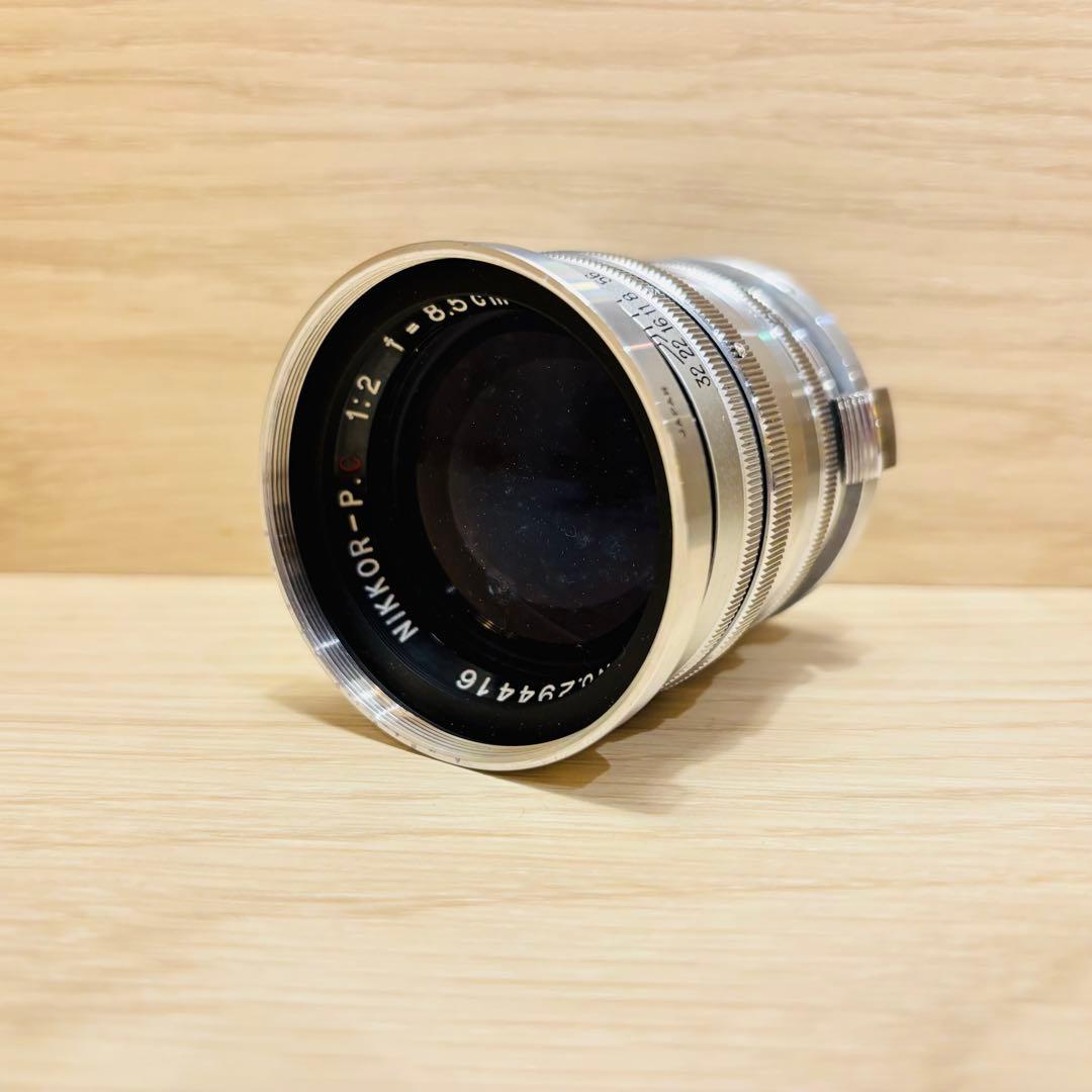【ジャンク品】Nikon NIKKOR-P.C 8.5cm F2 Sマウント