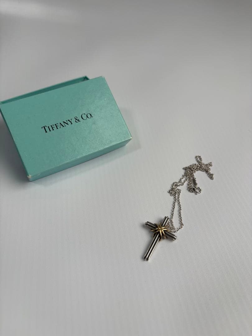 Tiffany & Co.クロスネックレス シルバー925