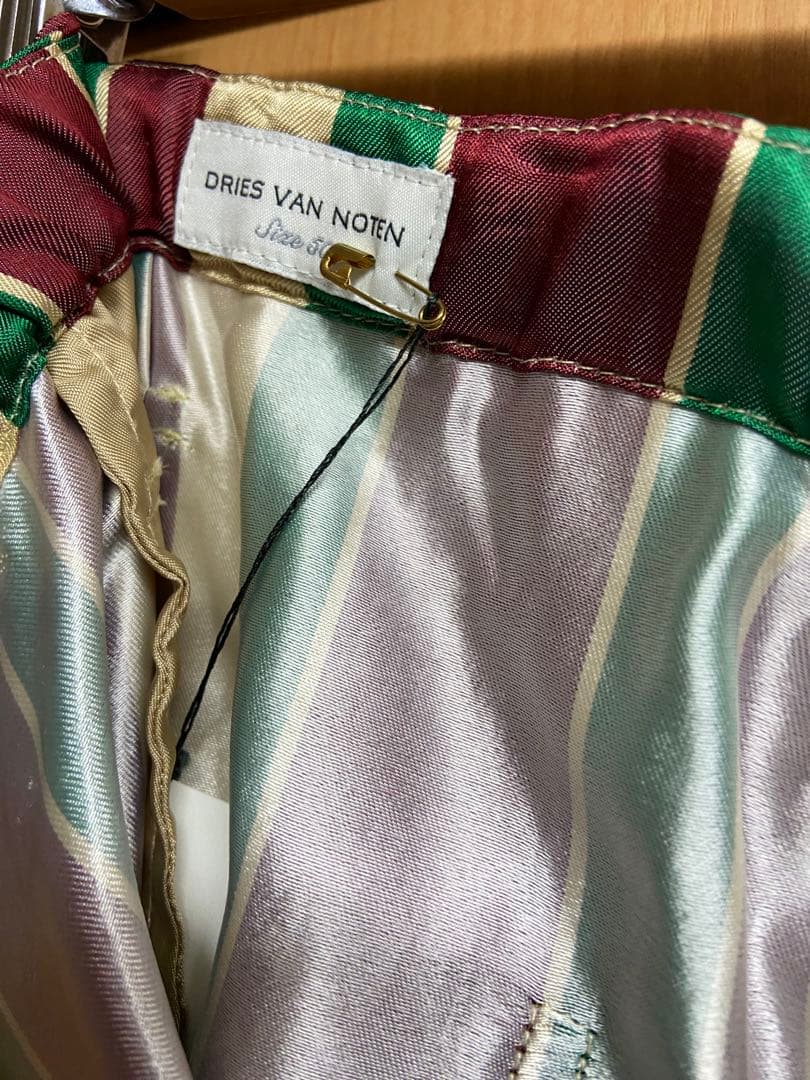 DRIES VAN NOTEN ドリス ヴァン ノッテン ストライプパンツ 50