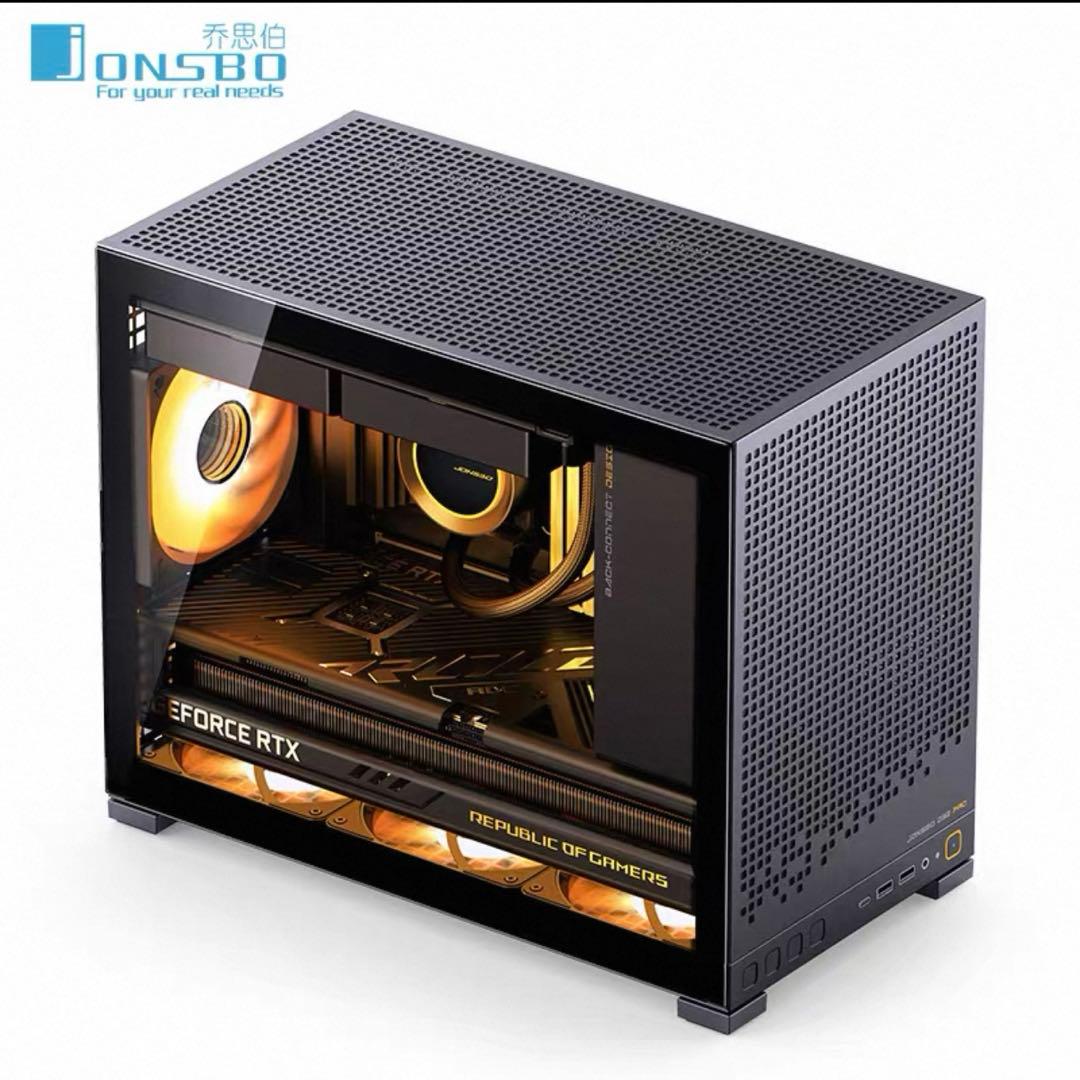 JONSBO D32 PRO ブラック　ミニデスクトップケース