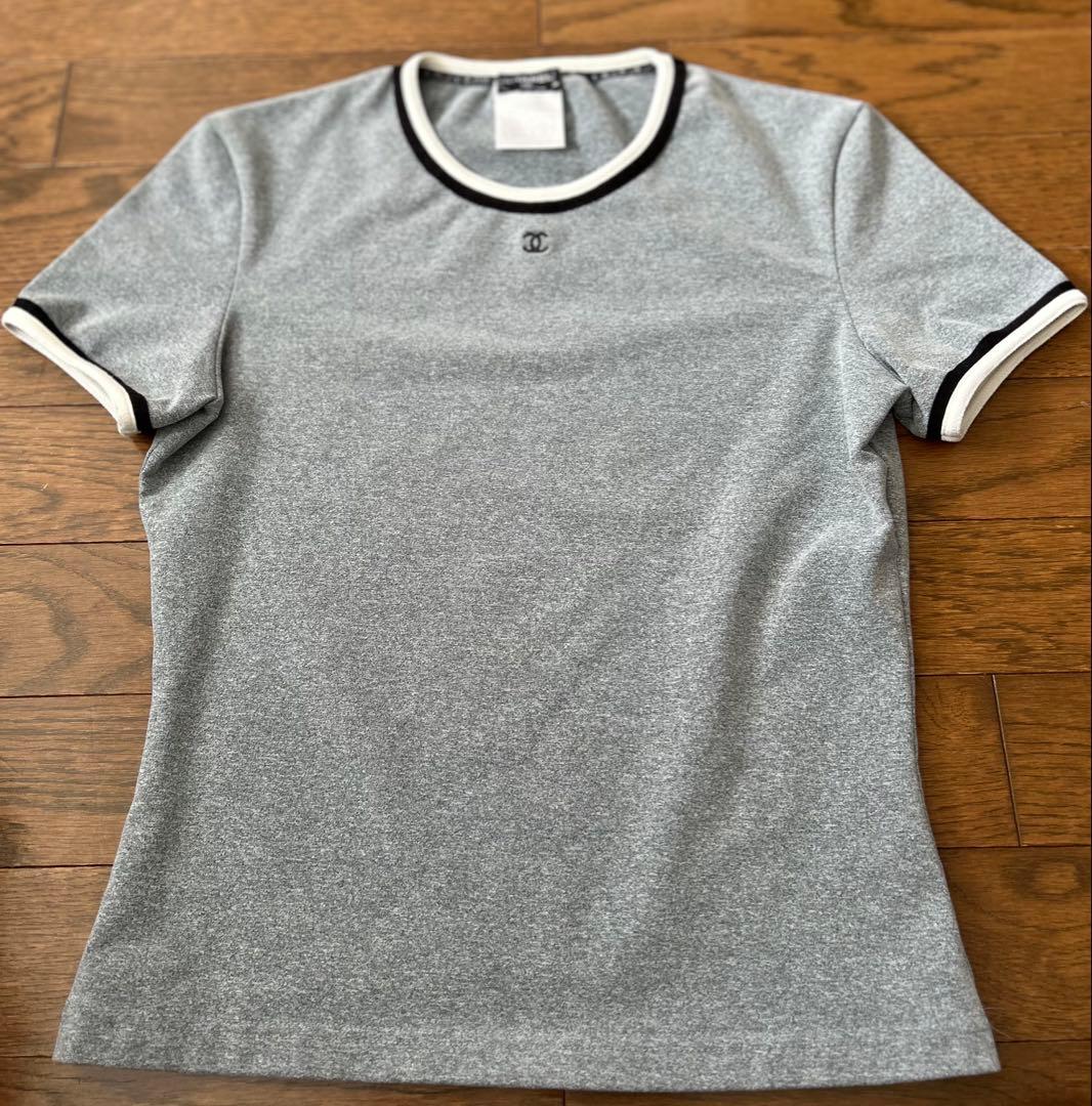 CHANEL ビンテージ シャネル　半袖 Tシャツ