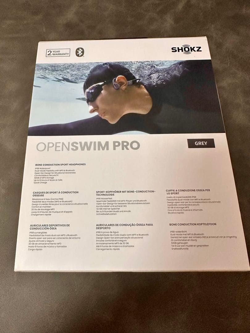 ※水泳用イヤホン【SHOKZ】OPEN SWIM PRO 骨伝導イヤホン
