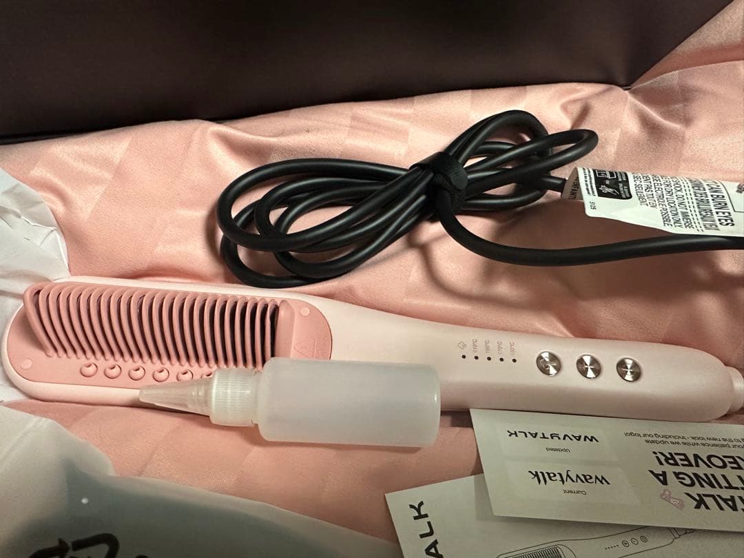 【Wavytalk公式の商品】スチームストレートブラシ