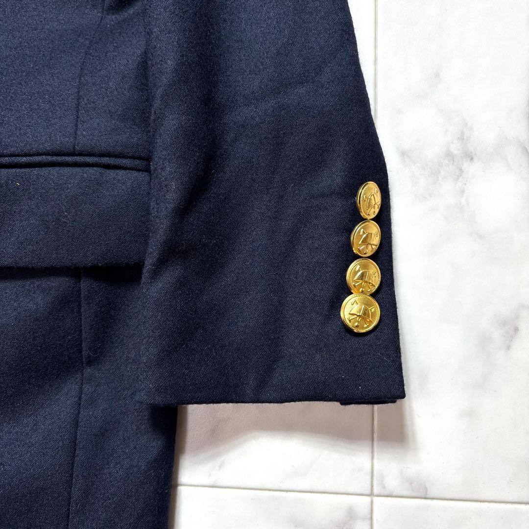 ラルフローレン キッズフォーマル 120/110 紺ブレ チェックパンツ スーツ