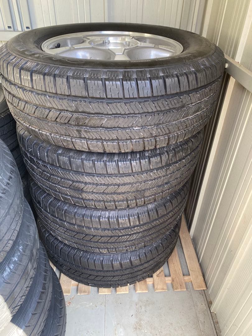 G*g様 17インチ シルバー 5スポークホイールセット