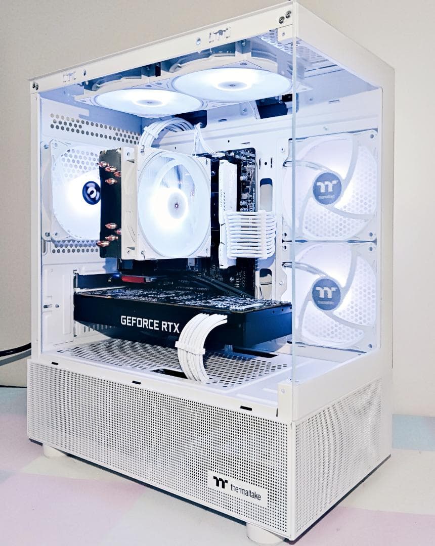 【美品】ゲーミングPC 白 RTX2070SUPER Ryzen5 5600