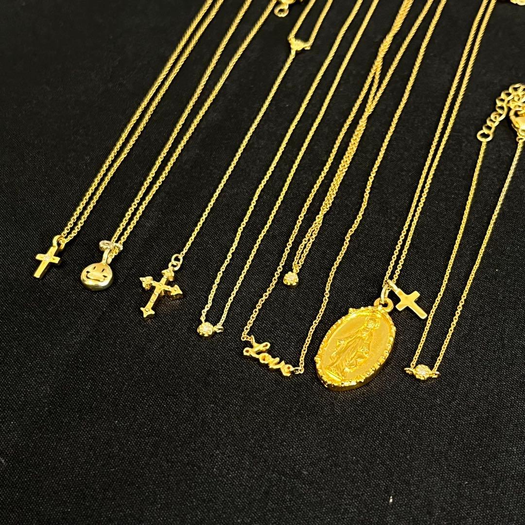 【H】お買い得✨STERLING 925 刻印　ネックレス　ブレスレット　7点