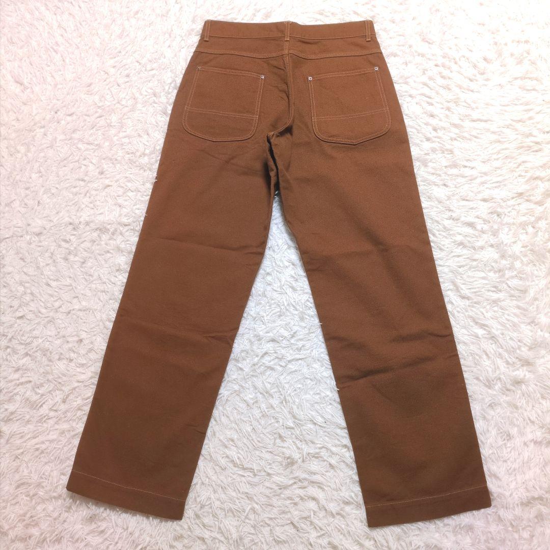FOBFACTORY　メンズ　コットンダックワークパンツ　ブラウン　サイズ2