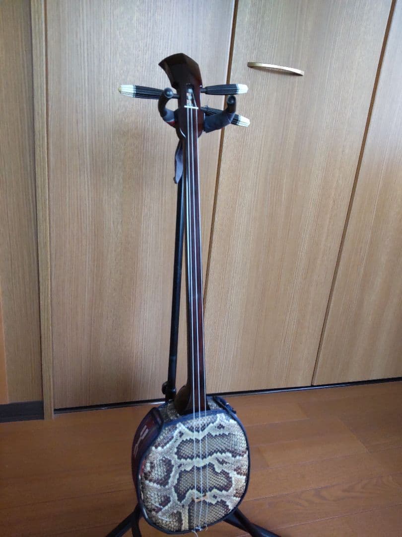 沖縄三線 知念大工型 スンチー塗り（値引き中）