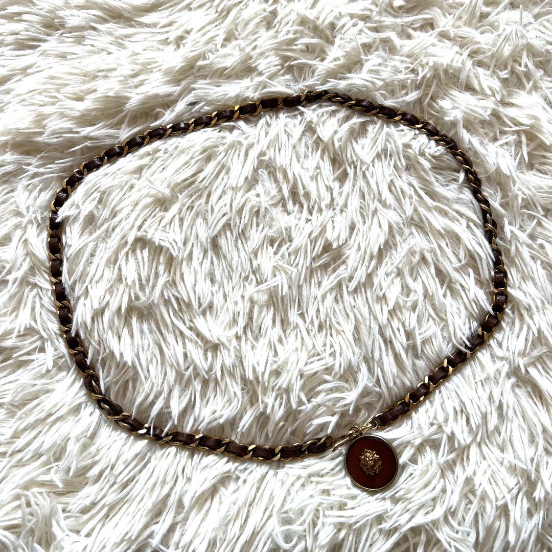 【極美品】シャネル ベルト チェーン ライオン 希少 レア