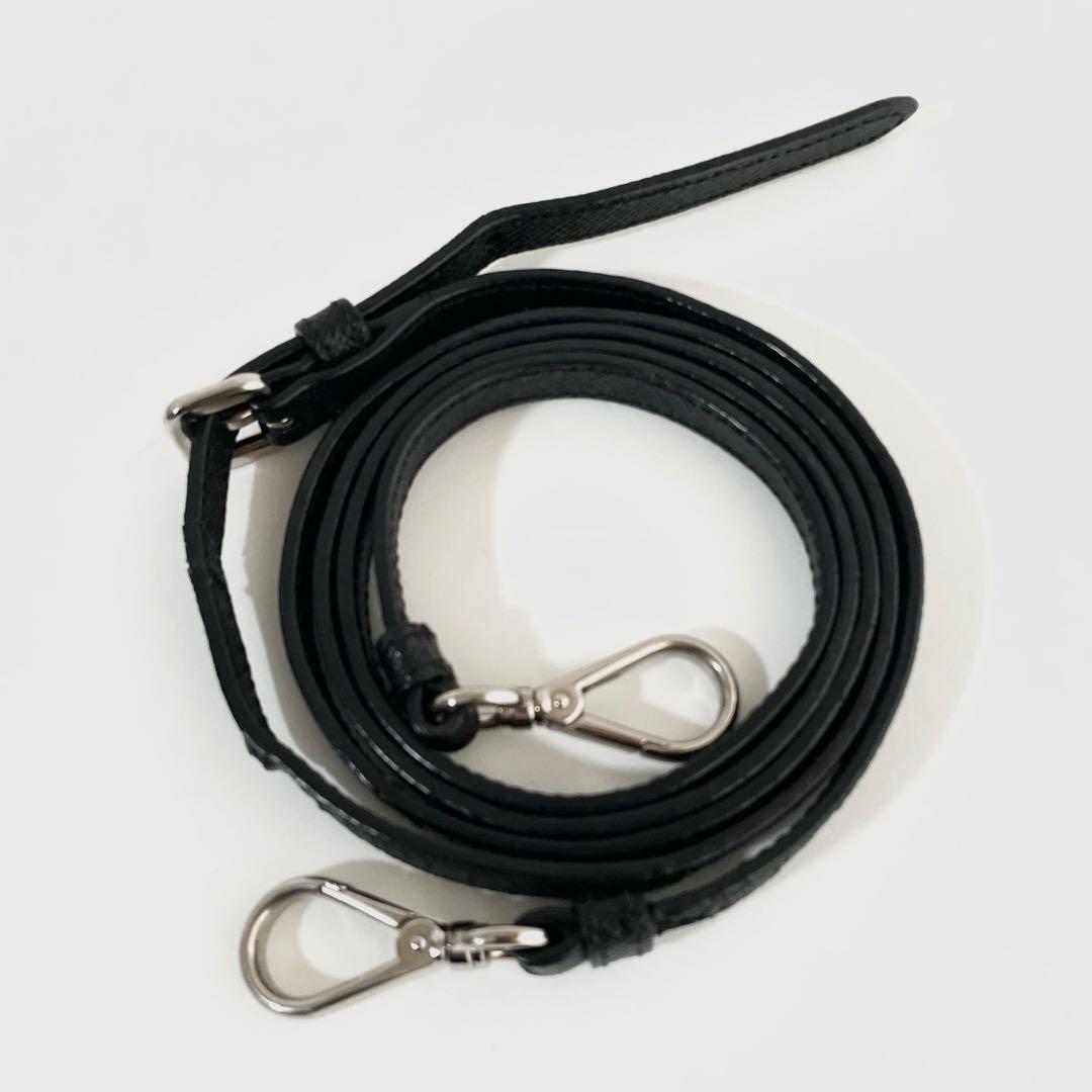 【良品】PRADA プラダ 2way チェーン ハンドバッグ キルティング 黒