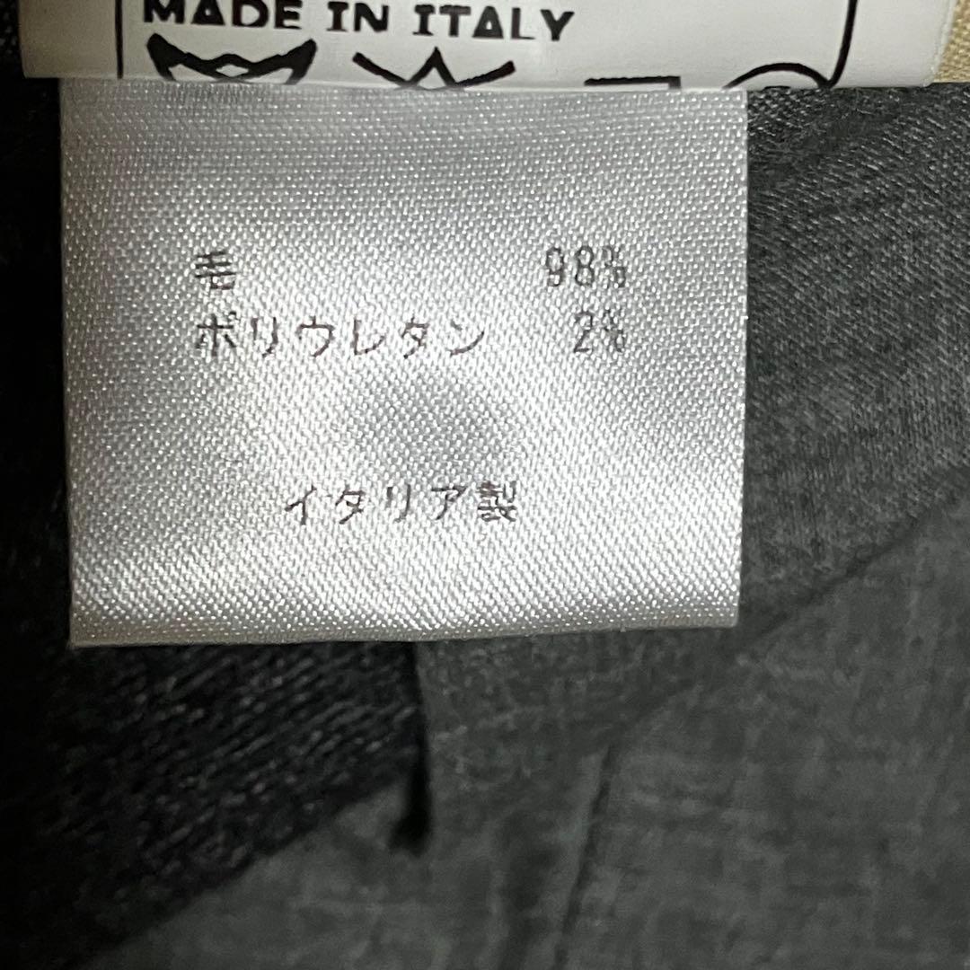 ベルウィッチ BERWICH スラックス 48 グレー ウール ストレッチ